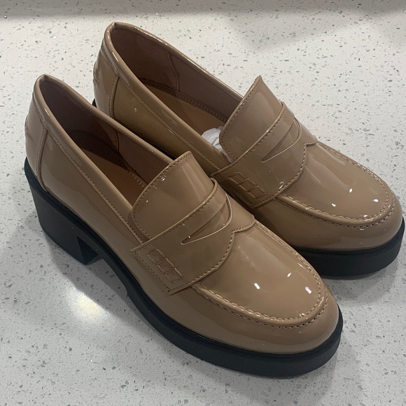 Asos Chunky Mid Heel Loafers - Picture 2 of 6